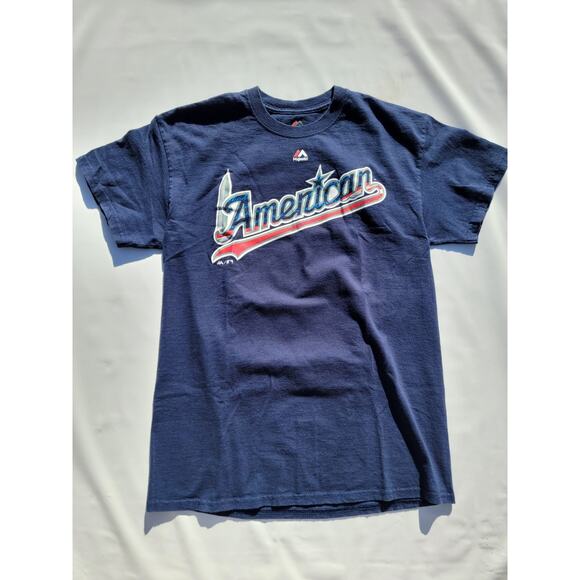 Joes Abreu All Star Shirt Men's M Medium Navy Blue MLB American League Majestic - Picture 1 of 5